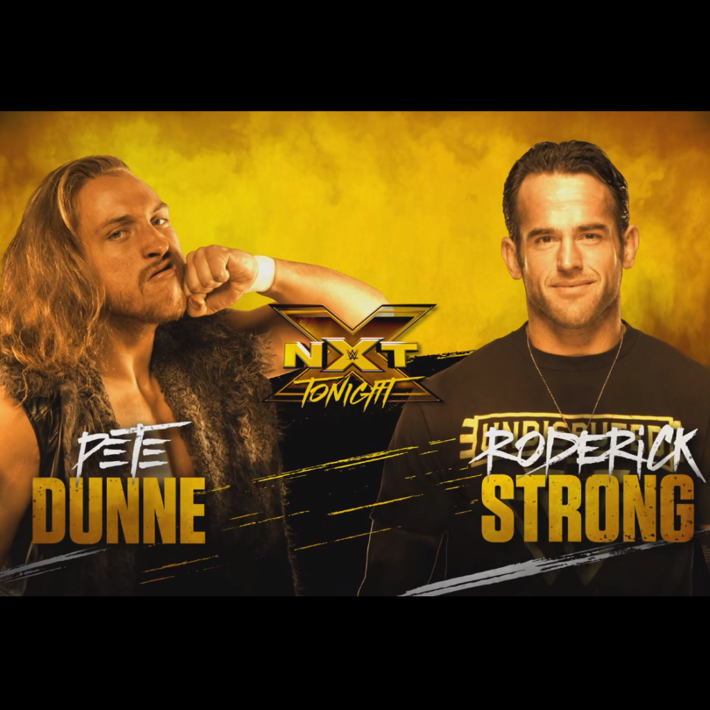 Родерик Стронг. Pete Dunne NXT Champion. Big title change in Tonight's WWE NXT main event. Power vs strong.